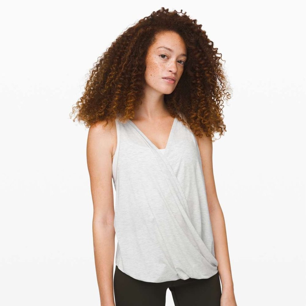 COPY - NWT Lululemon As You Like It Tank Grey Rev…